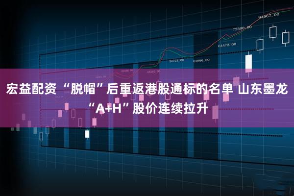 宏益配资 “脱帽”后重返港股通标的名单 山东墨龙“A+H”股价连续拉升