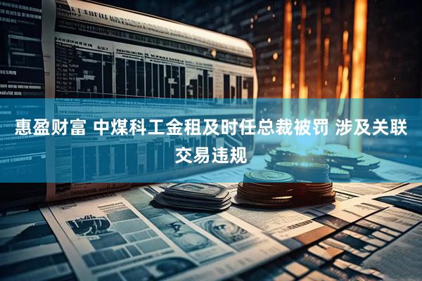 惠盈财富 中煤科工金租及时任总裁被罚 涉及关联交易违规