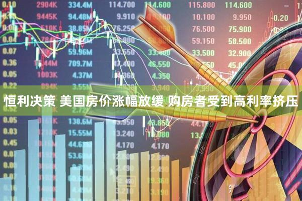恒利决策 美国房价涨幅放缓 购房者受到高利率挤压