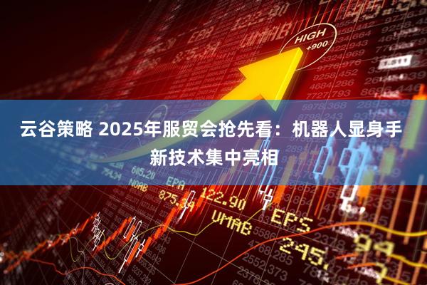 云谷策略 2025年服贸会抢先看：机器人显身手 新技术集中亮相